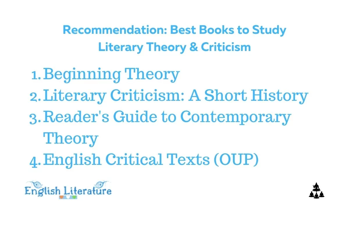 Best books to study literary theory and criticism English