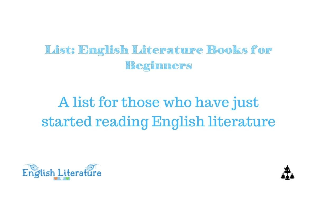 English literature books for beginners a list