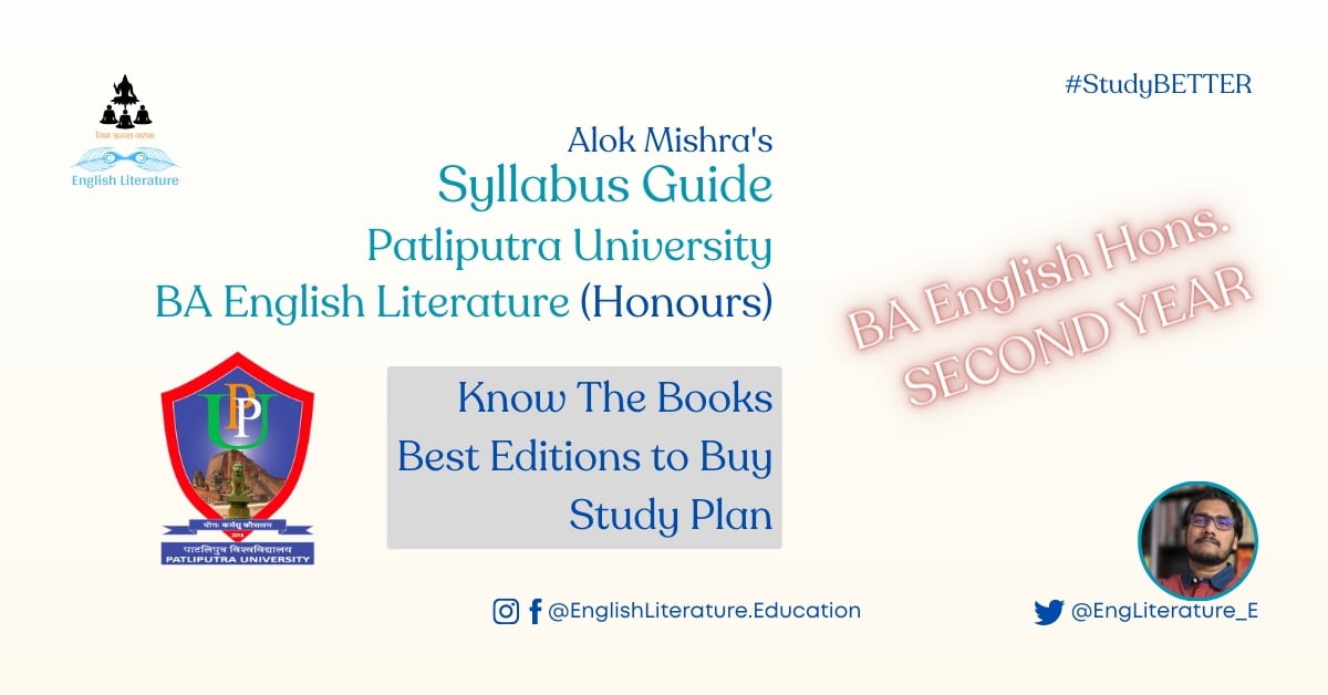 BA English Literature Syllabus Patliputra University Books Guide study materials notes