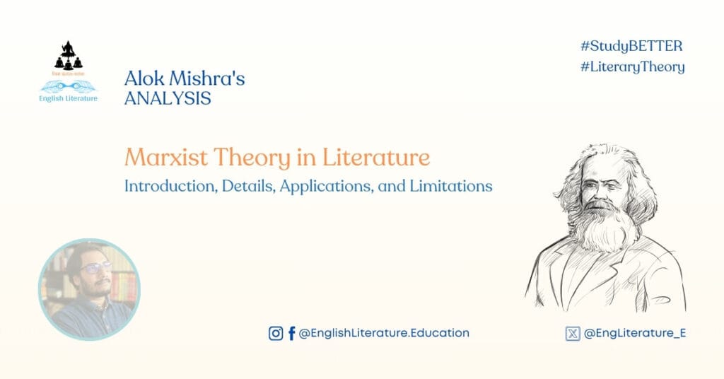 Marxist Theory in Literature Introduction, Details, Applications, and Limitations critical analysis English Literature Alok Mishra