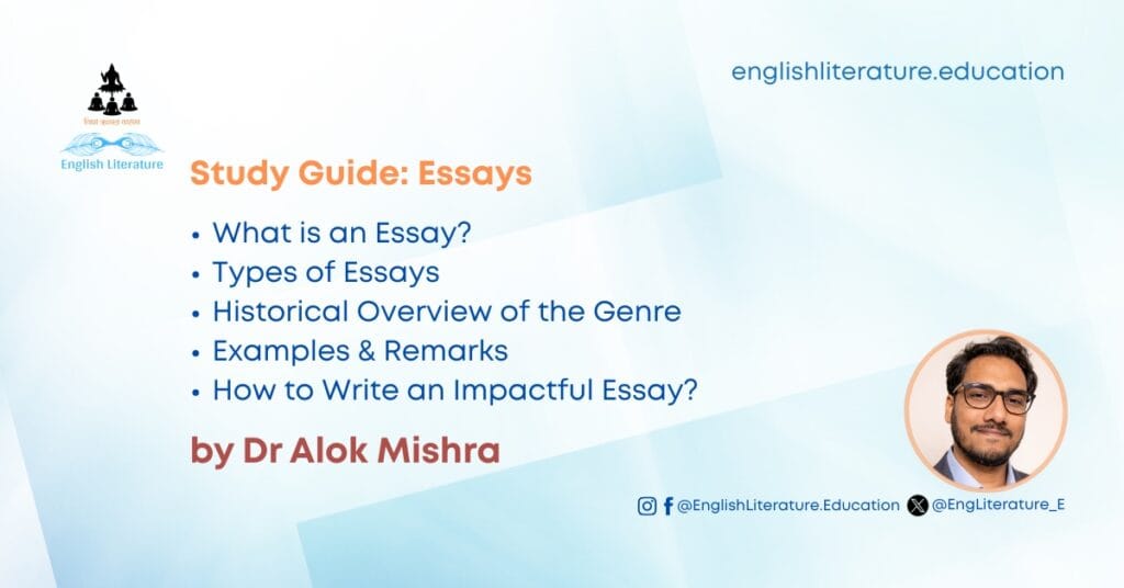 Essays Study Guide English Literature Education Dr Alok Mishra