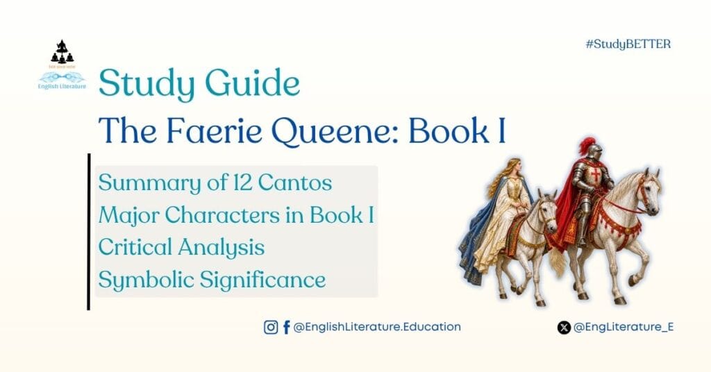 The Faerie Queene Edmund Spenser Book I Study Guide English Literature Education